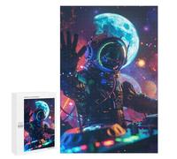 Puzzles pour Adultes 1000 PCS Space DJ Mixing Cosmic Beats Puzzle pour Adolescents Assemblage De Motifs Interaction Parent-Enfant Jeu Au Design Attrayant 1000 PCS