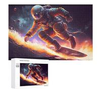 Puzzles pour Adultes 1000 PCS Space Surfing Adventure -8 Puzzles pour Adultes - Décoration Murale - Décoration Parfaite - Défi À Relever 1000 PCS