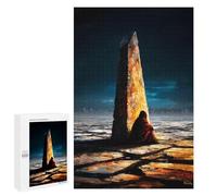 Puzzles pour Adultes 1000 PCS The Last Pillar of Light - The One Who Stayed Behind Puzzles pour Adultes, Jeux De Détente, Cadeaux pour Femmes, Cadeau d'anniversaire, Cadeaux, 1000 PCS