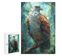 Puzzles pour Adultes 1000 PCS Tropical Rain Forest Eagle Puzzles pour Adultes, Jouets Anti-Stress, Améliorent La Mémoire, Cadeau d'anniversaire, Présents, 1000 PCS