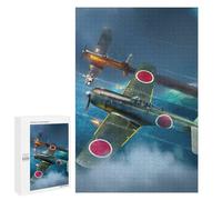 Puzzles pour Adultes 1000 PCS World War 2 Nakajima Ki-84 Puzzle pour Adultes, Jeu De Réflexion, Décoration Murale, Cadeau d'anniversaire, Cadeaux, 1000 PCS