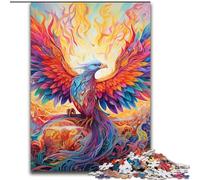 Puzzles pour Adultes 1000 pièces(26x38cm) Puzzles psychédéliques en Carton représentant des Oiseaux phénix, Jeu Familial interactif, adapté aux 14 Ans et Plus