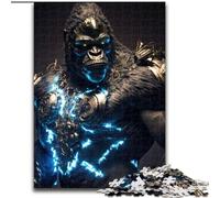 Puzzles pour Adultes 1000 pièces(50x75cm) - Puzzle en Bois représentant Le Futur Gorille - Développe la Coordination œil-Main pour Un Anniversaire