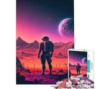 Puzzles pour Adultes 1000 pièces À la Recherche de la Vie dans l'espace Activités Amusantes à la Maison Une œuvre d'art Jeux relaxants Convient aux Personnes de 14 Ans et Plus (50x75cm)
