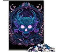 Puzzles pour Adultes 1000 pièces à lumière Noire, Jeu de réflexion pour Adolescents, pour Une soirée de Jeux en Famille (Taille : 50x75cm)