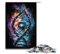 Puzzles pour Adultes 1000 pièces ADN Humain dans l'espace Jouet Jeu intellectuel Idéal comme Cadeau pour Toute la Famille 75x50cm