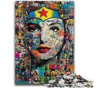 Puzzles pour Adultes 1000 pièces Affiches de Films Difficiles Soulagement du Stress Défi Difficile À Offrir en Cadeau pour Toute la Famille 26x38cm