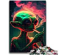 Puzzles pour Adultes 1000 pièces Agent Fumeur pour 14 Ans et Plus Jeu de Quiz Activités Amusantes à la Maison, Cadeau d'anniversaire, Cadeaux de Voyage 26x38cm