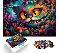 Puzzles pour Adultes 1000 pièces Alice Cat Learning Puzzle éducatif 26x38cm Offrez des Cadeaux à Toute la Famille