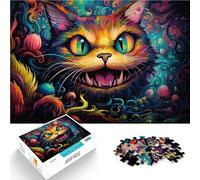 Puzzles pour Adultes 1000 pièces Alice Cat Quiz Game 26x38cm pour est idéal comme Cadeau pour Toute la Famille pour Les Adolescents de 14 Ans et Plus