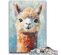 Puzzles pour Adultes 1000 pièces Alpaga Jeu de réflexion Jeu éducatif pour Anniversaire, Noël pour Les 14 Ans 26x38cm