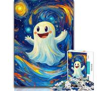 Puzzles pour Adultes 1000 pièces Âme sous Le Ciel Nocturne, Jeux stimulants, décoration Murale, Cadeaux Uniques pour Anniversaire et Noël (Taille 75x50cm)