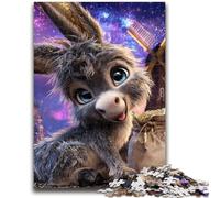 Puzzles pour Adultes 1000 pièces, Âne Fantastique, Puzzle 1000 pièces, Anti-Stress, défi Difficile, décoration d'intérieur Unique et Cadeaux (75x50cm)