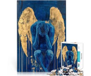 Puzzles pour Adultes 1000 pièces Ange Qui pleure Défi Difficile pour soulager Le Stress Car C'est Un pour Toute la Famille 38x26cm