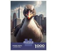 Puzzles pour Adultes 1000 Pièces Angry Goose Puzzle Adulte Jeux Amusants Analyse Et Logique Idéal comme Cadeau pour Toute La Famille 70x50cm/1000pcs