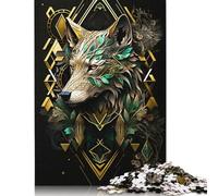 Puzzles pour Adultes 1000 pièces, Animaux Abstraits et fascinants, en Carton, Cadeau Original, 38 x 26 cm / 1000 pièces