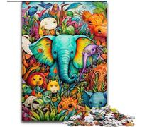 Puzzles pour Adultes 1000 pièces Animaux d'Afrique Puzzle Jeu de décoration DIY Stimulant pour Le Cerveau, Jouet interactif Familial (Taille : 26x38cm)