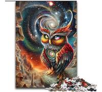 Puzzles pour Adultes 1000 pièces Animaux Fantastiques Hibou, Jouets Éducatifs, Jeux Anti-Stress, Décoration d'Intérieur Unique et Cadeaux (Taille 26x38cm)