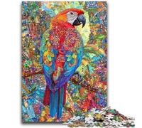 Puzzles pour Adultes 1000 pièces Animaux Perroquet Difficile à compléter mais Amusant et Humoristique Anniversaire Unique et Cadeaux 50x75cm