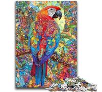 Puzzles pour Adultes 1000 pièces Animaux Perroquet pour 14+ Jeu de défi Unique Jeux de Famille Cadeaux d'anniversaire de Noël 26x38cm