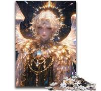 Puzzles pour Adultes 1000 pièces Anime Angel Girl Puzzles pour Adolescents, Anti-Stress Staycation Kill Time Enhance Love Between Couples 50x75cm