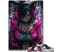 Puzzles pour Adultes 1000 pièces Anime Catwoman Anti-Stress Défi Difficile Chaque pièce est Unique - Jeu Familial Stimulant et Amusant 50x75cm