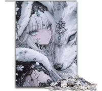 Puzzles pour Adultes 1000 pièces Anime Demon Girl Jigsaw Activité de Lien Familial, Cadeau Unique pour Les Vacances et Les Anniversaires (Taille 26x38cm)