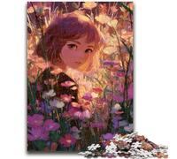 Puzzles pour Adultes 1000 pièces, Anime Flower Girl, 1000 pièces pour Adolescents, Jeu Stimulant, décoration Murale, Cadeaux d'anniversaire et de Noël Uniques (75x50cm)