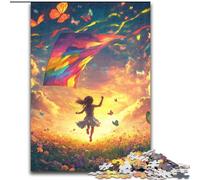 Puzzles pour Adultes 1000 pièces Anime Girl, Aide Le Cerveau à exercer des Jouets addictifs pour cultiver la Patience et améliorer la mémoire (Taille 50x75cm)