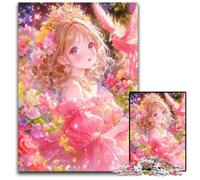 Puzzles pour Adultes 1000 pièces Anime Girl Puzzles en Carton Décorations pour la Maison Défi Familial Jouets pour Hommes Femmes aînés Seniors 26x38cm