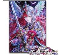 Puzzles pour Adultes 1000 pièces Anime Girl Warrior Brain Intelligence Challenge Jouets addictifs Cadeau d'anniversaire, Cadeaux, Art Mural (Taille 26x38cm)