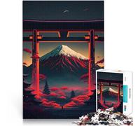 Puzzles pour Adultes 1000 pièces Anime Japonais gate Jeu Familial Anti-Stress Défi Difficile Décoration d'intérieur 75x50cm