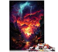 Puzzles pour Adultes 1000 pièces Apocalypse dystopique Activité familiale Puzzle 26x38cm Soulagement du Stress Séjour Tuer Le Temps