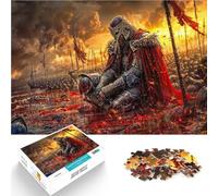 Puzzles pour Adultes 1000 pièces Après la Bataille Fait de Papier，pour Les 14 Ans et Plus Décoration d'intérieur Meilleur Cadeau pour Les Adultes et Les Adolescents。Taille：38x52cm/14.9x20.4pouce
