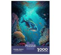 Puzzles pour Adultes 1000 Pièces Aquarium Puzzle pour Adultes - Décoration Murale - Améliore La Mémoire - Cadeaux De Noël Et d'anniversaire 70x50cm/1000pcs
