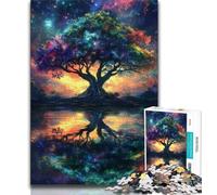 Puzzles pour Adultes 1000 pièces Arbre de Vie, Jeux éducatifs, décoration d'intérieur, Cadeau d'anniversaire, Art Mural (75x50cm)