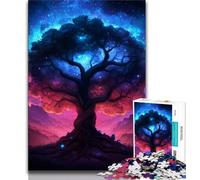 Puzzles pour Adultes 1000 pièces Arbre de Vie, Jouet éducatif et décompressant, Cadeau d'anniversaire, Cadeaux (38x26cm)