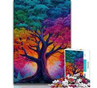 Puzzles pour Adultes 1000 pièces Arbre de Vie, stimulent Le Cerveau, Jouets addictifs pour cultiver la Patience, décoration Parfaite (38x26cm)