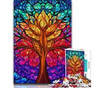 Puzzles pour Adultes 1000 pièces Arbre de Vie, stimulent Le Cerveau, Jouets addictifs pour cultiver la Patience, décoration Parfaite (38x26cm)