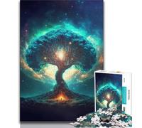 Puzzles pour Adultes 1000 pièces Arbre Magique pour Adolescents Jeux Amusants en Famille idéal comme Cadeau pour Toute la Famille 38x26cm