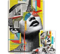 Puzzles pour Adultes 1000 pièces Art Abstrait Adolescent Puzzle Jeux éducatifs Décoration d'intérieur Cadeau d'anniversaire Cadeaux Art Mural 75x50cm