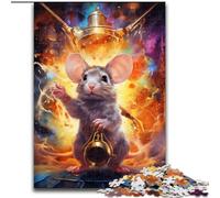 Puzzles pour Adultes, 1000 pièces Art Animal Souris Puzzle pour Le Plaisir en Famille Parfait pour Les Vacances, soirées de Jeux interactives (Taille : 26x38cm)