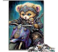 Puzzles pour Adultes 1000 pièces Art Bear Jigsaw Décoration intérieure Jeu de réflexion pour Adolescents et Interaction familiale (Taille : 26x38cm)