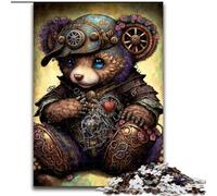 Puzzles pour Adultes 1000 pièces Art Bear Jigsaw pour s'amuser en Famille Parfait pour Les Vacances, Les soirées de Jeux interactives (Taille : 50x75cm)