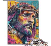 Puzzles pour Adultes 1000 pièces Art de Jésus, Jeux, Jouets, Cadeaux d'anniversaire Uniques pour Les Enfants de 14 Ans et Plus (Taille 50x75cm)