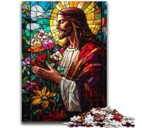 Puzzles pour Adultes 1000 pièces Art de Jésus pour Les 14 Ans et Plus Jeux éducatifs pour Adultes et Adolescents Œuvre d'art Cadeau 50x75cm