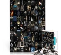 Puzzles pour Adultes 1000 pièces Art de la mosaïque planétaire pour Le Jeu éducatif Challenge Toy Une œuvre d'art 50x70cm