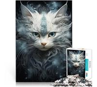 Puzzles pour Adultes 1000 pièces Art de l'énigme Animale Jeu Familial Anti-Stress Défi Difficile Cadeau Amusant 52x38cm