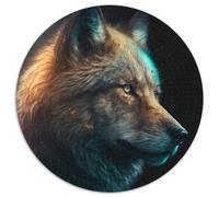 Puzzles pour Adultes 1000 pièces Art du Lion-Loup. Ce Puzzle de 1000 pièces développe la Coordination œil-Main. Idéal comme Cadeau d'anniversaire (67,5 x 67,5 cm).