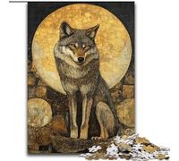 Puzzles pour Adultes 1000 pièces Art du Loup, Jeux, Jouets, Cadeaux d'anniversaire Uniques pour Les Enfants de 14 Ans et Plus (Taille 26x38cm)